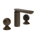 Gessi Perle Bateria umywalkowa 3-otworowa bez korka dark bronze/metal/murano sfaccettato 74025.845