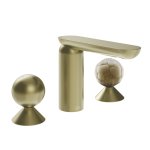 Gessi Perle Bateria umywalkowa 3-otworowa bez korka brass brushed pvd/metal/murano battuto 74045.727