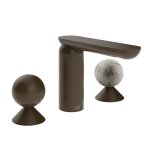 Gessi Perle Bateria umywalkowa 3-otworowa bez korka dark bronze/murano pulegoso 74065.845