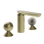 Gessi Perle Bateria umywalkowa 3-otworowa bez korka brass brushed pvd/murano pulegoso 74065.727