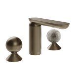 Gessi Perle Bateria umywalkowa 3-otworowa bez korka coffee bronze brushed pvd/murano pulegoso 74065.761
