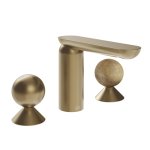Gessi Perle Bateria umywalkowa 3-otworowa bez korka warm bronze brushed pvd/metal/onyx cola 74035.726