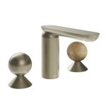 Gessi Perle Bateria umywalkowa 3-otworowa bez korka finox brushed nickel/metal/onyx cola 74035.149