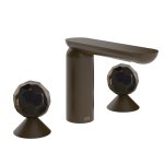 Gessi Perle Bateria umywalkowa 3-otworowa bez korka dark bronze/murano sfaccettato 74225.845