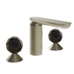 Gessi Perle Bateria umywalkowa 3-otworowa bez korka finox brushed nickel/murano sfaccettato 74225.149