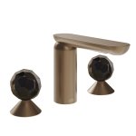 Gessi Perle Bateria umywalkowa 3-otworowa bez korka copper brushed pvd/murano sfaccettato 74225.708