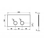   Gessi Przycisk do Viega chrom 54613.031