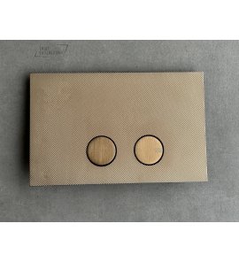   Gessi Przycisk DIAMANTATO do Geberit Sigma 8&12 warm bronze brushed PVD 54681.726