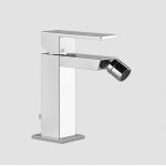 Gessi Rettangolo Bateria bidetowa jednootworowa z korkiem chrom 20007.031