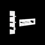 Gessi Rettangolo Bateria Wannowo-natryskowa Termostatyczna Podtynkowa chrom 43032.031 / 43032031