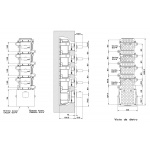 Gessi Rettangolo Bateria Wannowo-natryskowa Termostatyczna Podtynkowa chrom 43218.031 / 43218031