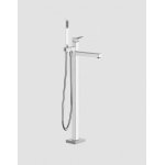 Gessi Rettangolo K Bateria wannowa wolnostojąca część zewnętrzna chrom 53129.031