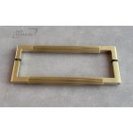      Gessi Rigato Uchwyt i wieszak na ręcznik 300 mm brushed brass PVD 67542.727