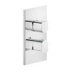 Gessi Rilievo Bateria prysznicowa termostatyczna ścienna element zewnętrzny chrom 59134.031