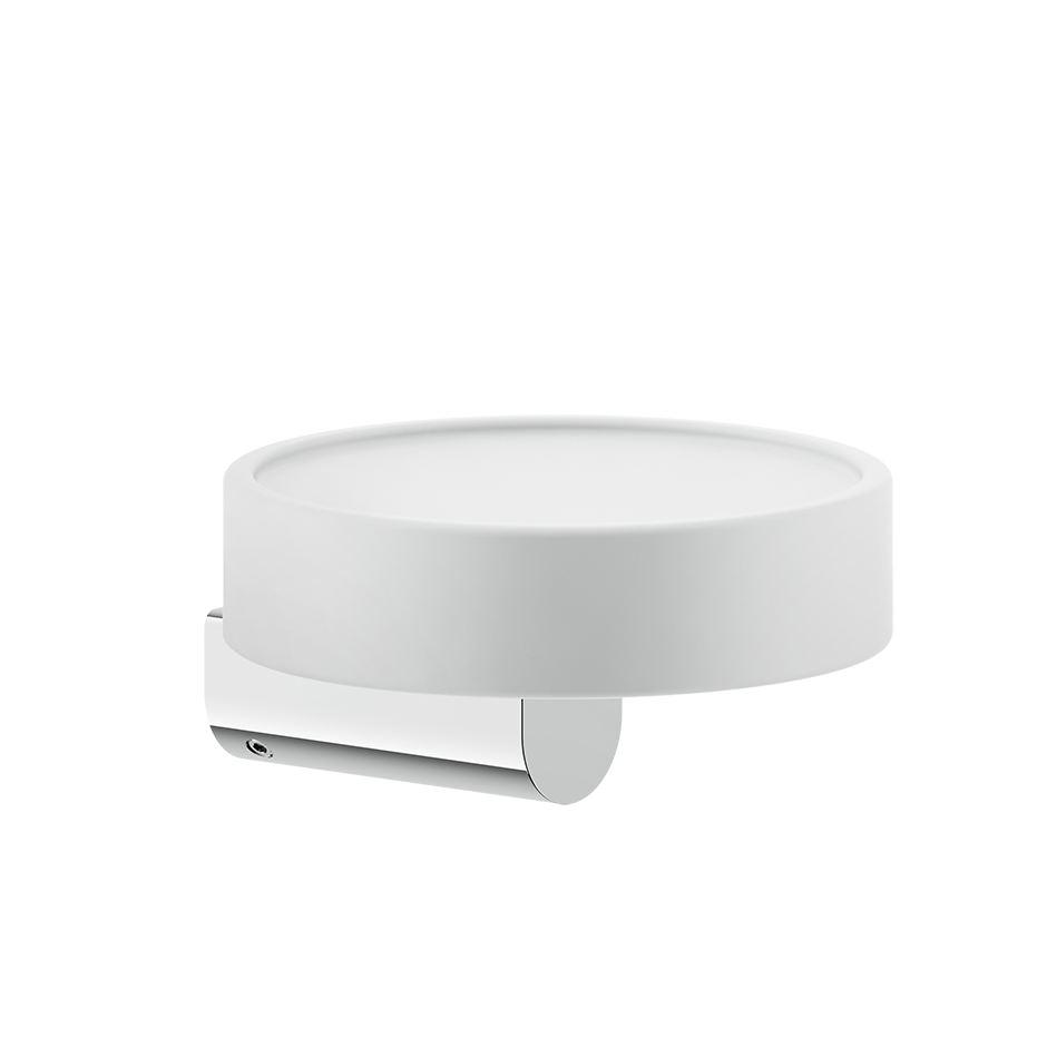 Gessi Rilievo Mydelniczka ścienna (biała) chrom 59501.031