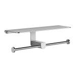 Gessi Rilievo Uchwyt na papier toaletowy podwójny ścienny chrom 59450.031
