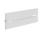 Gessi Rilievo Wieszak na ręcznik 45 cm do mocowania na szkle chrom 59564.031