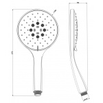 Gessi Słuchawka prysznicowa chrom 14376.031