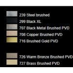 Gessi Spotwater 316 Głowica prysznicowa TRAME Black Metal Brushed PVD 57243.707