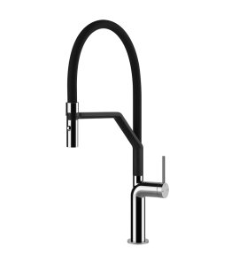 Gessi Stelo Bateria kuchenna z obrotową i wyciąganą wylewką Chrom 60315.031