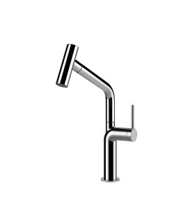 Gessi Stelo Bateria kuchenna z obrotową i wyciąganą wylewką Chrom 60313.031