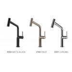 Gessi Stelo Bateria kuchenna z obrotową i wyciąganą wylewką Chrom 60313.031