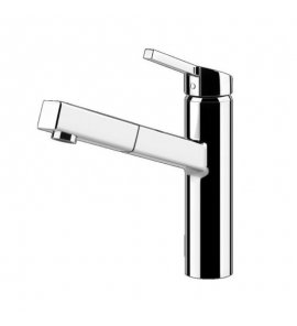 Gessi Thalium Bateria kuchenna z obrotową i wyciąganą wylewką Chrom 60533.031