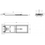 Gessi Tremillimetri Deszczownica ścienna polished steel 33063.238 / 33063238