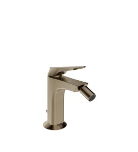 Gessi Ventaglio Bateria bidetowa z korkiem klik-klak Finox Brushed Nickel 72007.149