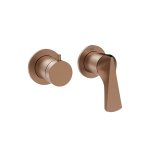 Gessi Ventaglio Bateria prysznicowa podtynkowa 2-drożna - element zewnętrzny Copper Brushed PVD 72038.708