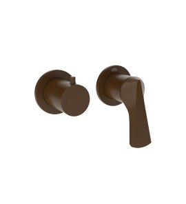 Gessi Ventaglio Bateria prysznicowa podtynkowa 2-drożna - element zewnętrzny Dark Bronze 72038.845