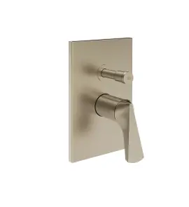 Gessi Ventaglio Bateria prysznicowa podtynkowa 2-drożna - element zewnętrzny Finox Brushed Nickel 72079.149
