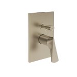 Gessi Ventaglio Bateria prysznicowa podtynkowa 2-drożna - element zewnętrzny Finox Brushed Nickel 72079.149