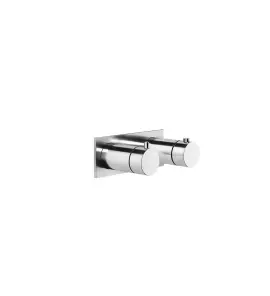 Gessi Ventaglio Bateria prysznicowa termostatyczna podtynkowa 2-drożna - element zewnętrzny Chrom 63334.031