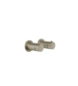 Gessi Ventaglio Bateria prysznicowa termostatyczna podtynkowa 3-drożna - element zewnętrzny Finox Brushed Nickel 63335.149