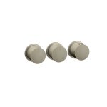 Gessi Ventaglio Bateria prysznicowa termostatyczna podtynkowa 2-drożna - element zewnętrzny Finox Brushed Nickel 63434.149
