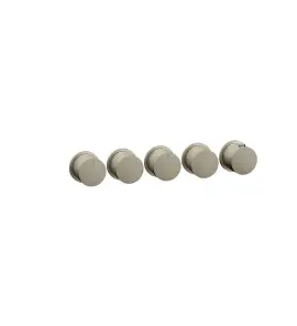 Gessi Ventaglio Bateria prysznicowa termostatyczna podtynkowa 4-drożna - element zewnętrzny Finox Brushed Nickel 63438.149