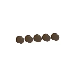 Gessi Ventaglio Bateria prysznicowa termostatyczna podtynkowa 4-drożna - element zewnętrzny Dark Bronze 63438.845