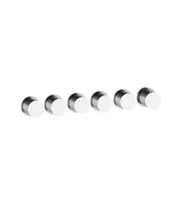 Gessi Ventaglio Bateria prysznicowa termostatyczna podtynkowa 5-drożna - element zewnętrzny Chrom 63440.031