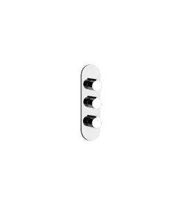 Gessi Ventaglio Bateria prysznicowa termostatyczna podtynkowa 2-drożna - element zewnętrzny Chrom 43064.031