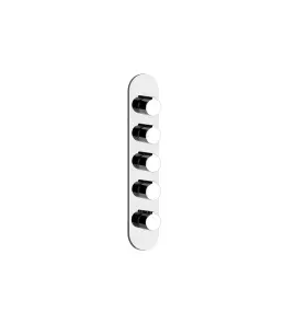 Gessi Ventaglio Bateria prysznicowa termostatyczna podtynkowa 4-drożna - element zewnętrzny Chrom 43068.031