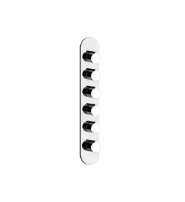 Gessi Ventaglio Bateria prysznicowa termostatyczna podtynkowa 5-drożna - element zewnętrzny Chrom 43070.031