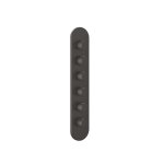 Gessi Ventaglio Bateria prysznicowa termostatyczna podtynkowa 5-drożna - element zewnętrzny Black Metal Brushed PVD 43070.707