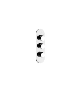 Gessi Ventaglio Bateria prysznicowa termostatyczna podtynkowa 5-drożna - element zewnętrzny Chrom 43072.031