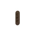 Gessi Ventaglio Bateria prysznicowa termostatyczna podtynkowa 5-drożna - element zewnętrzny Dark Bronze 43072.845