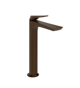 Gessi Ventaglio Bateria umywalkowa wysoka z korkiem klik-klak Dark Bronze 72053.845