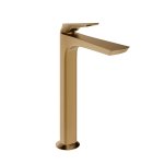 Gessi Ventaglio Bateria umywalkowa wysoka bez korka Warm Bronze Brushed PVD 72004.726