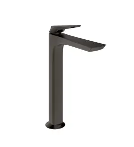 Gessi Ventaglio Bateria umywalkowa wysoka bez korka Black Metal Brushed PVD 72004.707