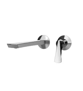 Gessi Ventaglio Bateria umywalkowa podtynkowa z wylewką 210 mm - element zewnętrzny Chrom 72088.031