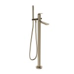 Gessi Ventaglio Bateria wannowa wolnostojąca z zestawem prysznicowym Finox Brushed Nickel 72028.149